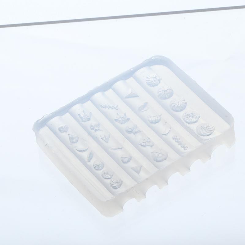 Flowers Nail Silicone Relief Flower Basket Shape Nail Art Mold 3D Nail Decoration Accessories Manicure Tool
