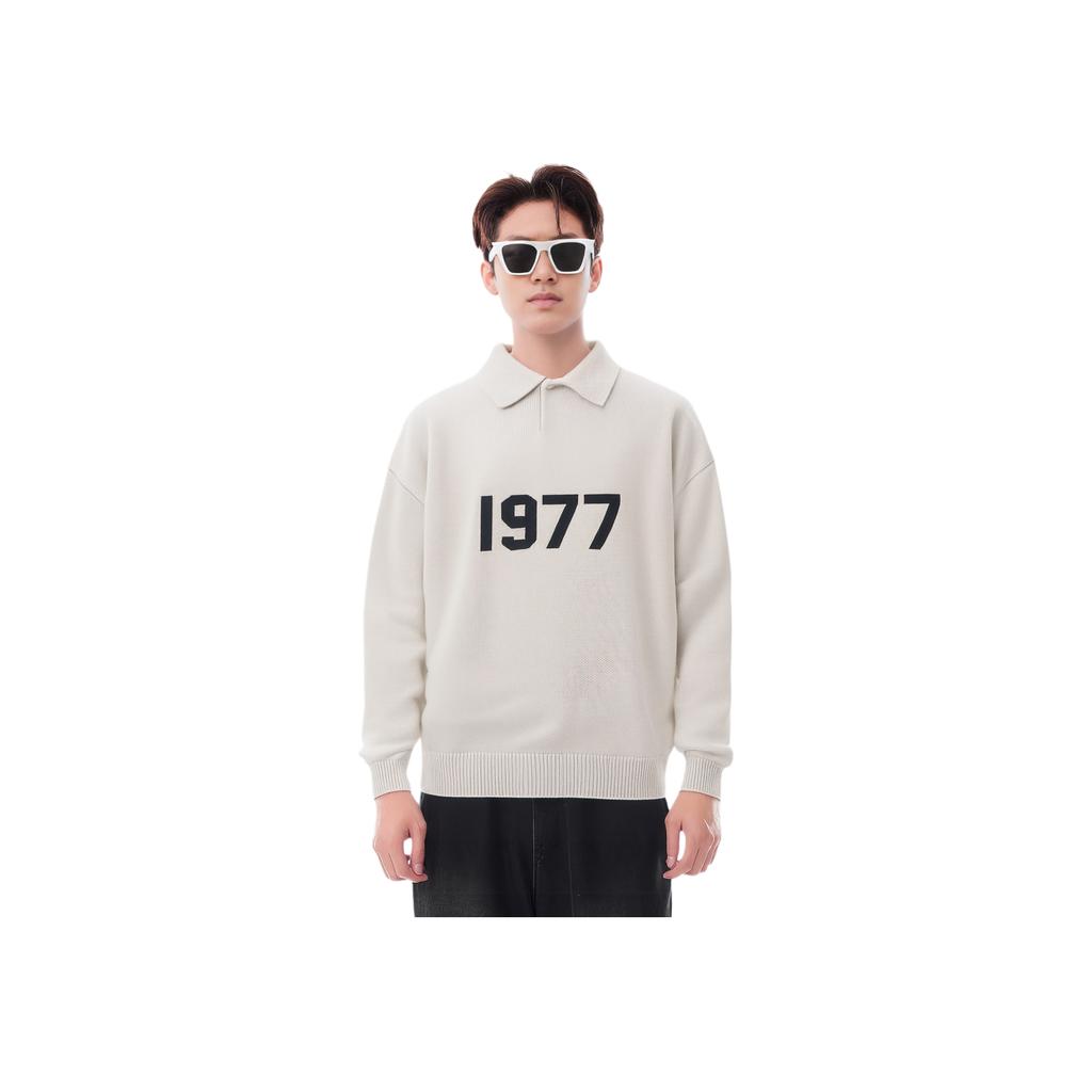 Fear of God Essentials SS22 Knit Long Sleeve Polo Men Tops Wheat FOG-SS22-157