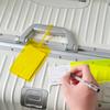 Colorful Luggage Tag PVC Airplane Suitcase Tag Soft Information Card  Men
