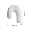 1PC U Shape Pillow Neck Back Pillow Side Sleeper Contour Pillow with Ear Hole for Sleeping on Your Side for Neck Shoulder