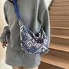 Fashionable 2023 Fall Trendy Shoulder Bag Chic Street Style Dumpling Bag In Canvas