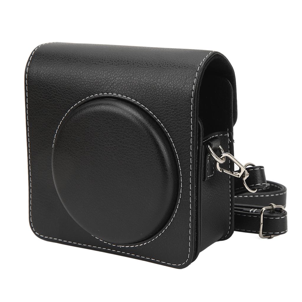 PU Leather Camera Protective Bag Vintage Multiple Compartment Pocket Carrying Camera Case with Adjustable Shoulder