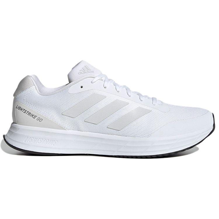 Adidas Lightstrike Go Lightweight Simple Fabric Slip-Resistant Durable Low-Top Running Shoes Men Running Shoes White H05747