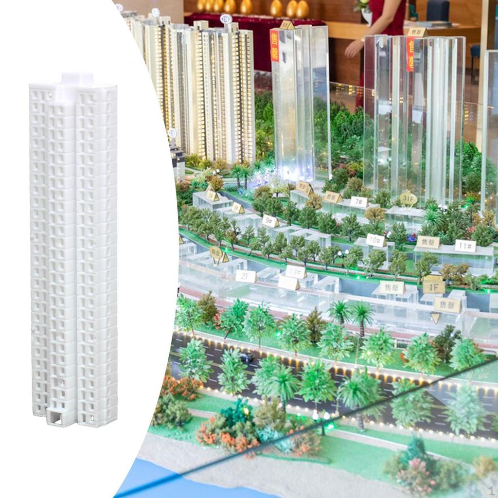 Model krajobrazowy budynku w budowie w skali 1/500, 1:Diorama Modelu w Skali 500 Nowoczesne Miasto