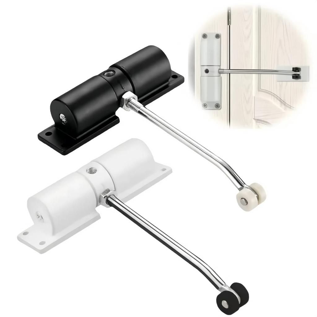 Adjustable Automatic Door Closer Metal Door Gate Closer Universal Household Door Closers  Home