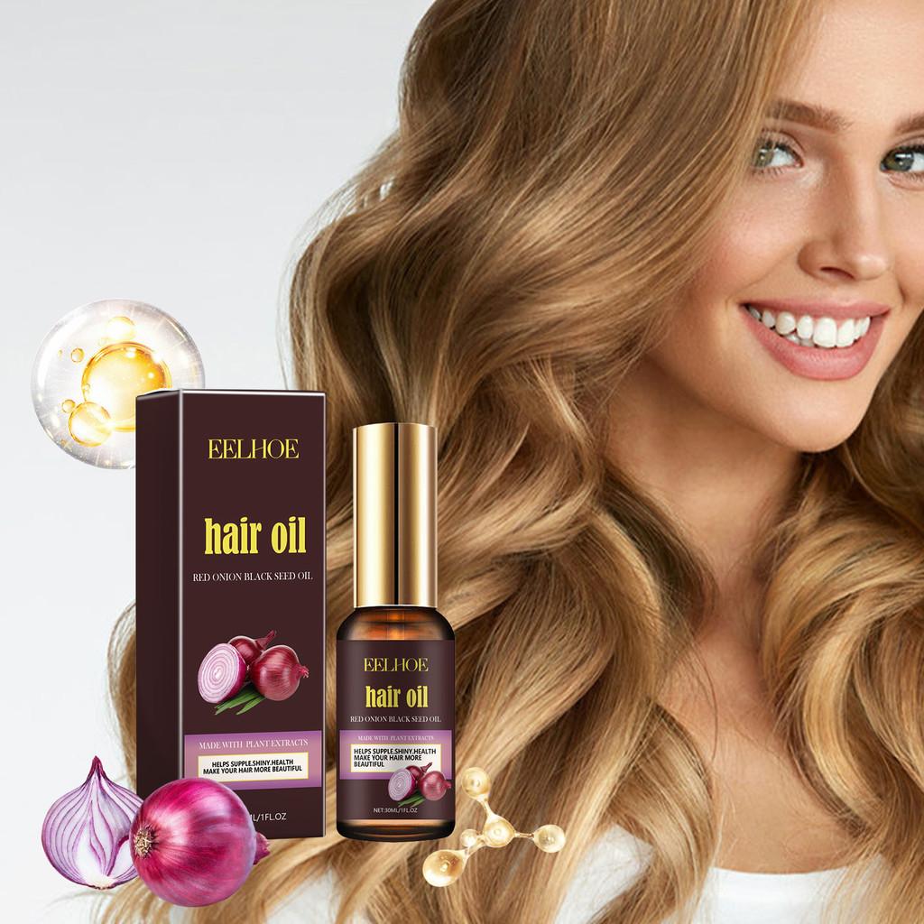 Eelhoe Nourishing Red Onion Black Seed Oil Hair Serum For Soft Smooth And Shiny Hair