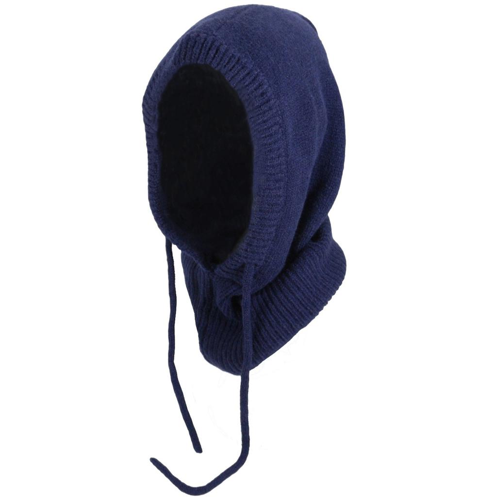 1pc Winter Warm Balaclava Hats for Women,solid Color Knitted Blend Hooded Scarf Hat for Women Skull Cap Beanie Hat Neck Gaiters