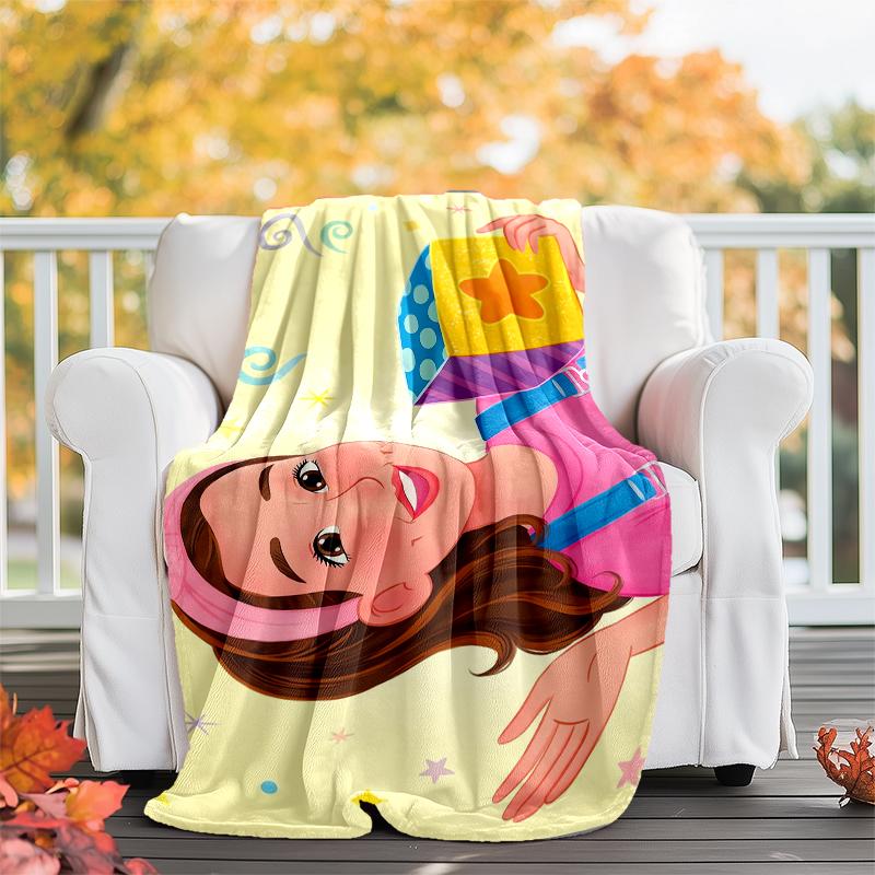Di Più. Coperta Stampata Tema Rachel - Perfetta per Divano, Letto, Viaggio e Uso Esterno | Lavabile in Lavatrice, Accogliente e Durevole.