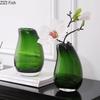Transparent Double Layered Glass Vase Hydroponic Flower Pots Desk Decoration Flower Arrangement Floral Vase Room Aesthetic Decor