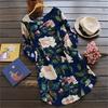 Women Goodlooking Uk Long Sleeve Floral Printed Tunic Tops T Shirt Dress Mini