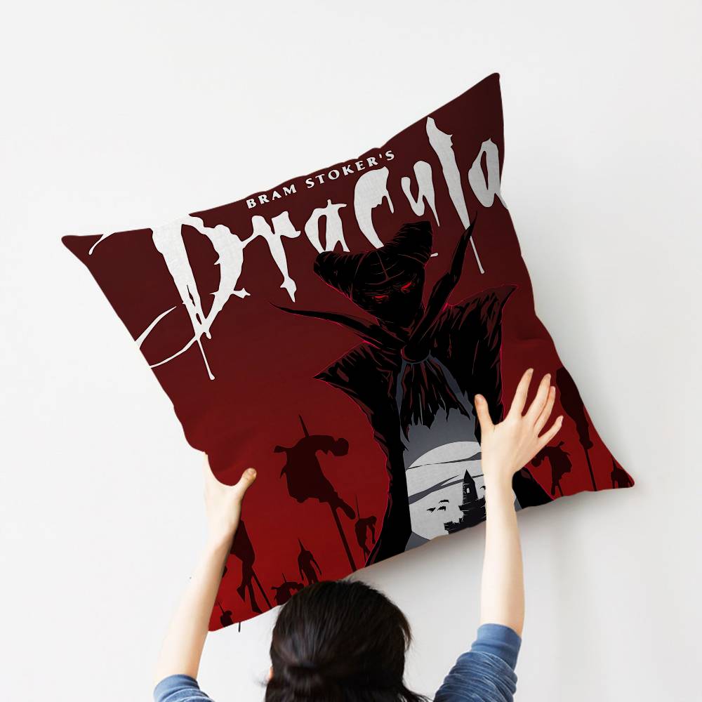 Classic Movie Dduracula Pillow Cover for Bedroom Room and Living Room Sofa Decorative Cushion Cover