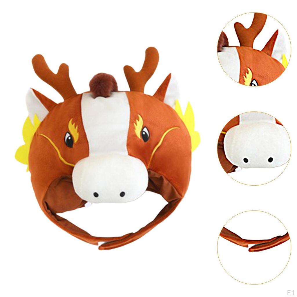 Horse Head Hat Decor Cosplay Cap for Role Play Event Themed Party Year of