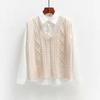 Vest Women Solid Short Loose Trendy Korean Style Sleeveless Knitted V-Neck All-match Female Coats Simple Leisure Outwear
