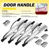 Exterior Door Handle Front Rear Left Right Side Chrome Fit 2013-18 Nissan Sentra