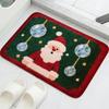 Summer Snowman Floor Mat Home Absorbent Foot Mat Modern Decor Bedroom Door Mat Soft Comfortable