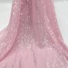 DIY 5mm Dense Glitter Fabric Sequin Embroidered Mesh Sparkle Fabric Clothing Fabric Stage Costumes