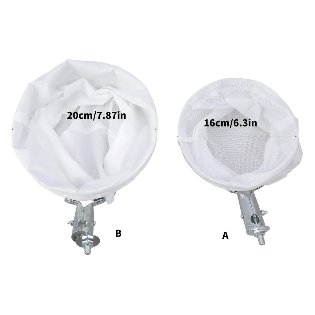 Fruit Picker Head Basket Fruit Picking Tool with Basket Lemon Picker Pole Tool Fruits Catcher Bag for Harvest Picking