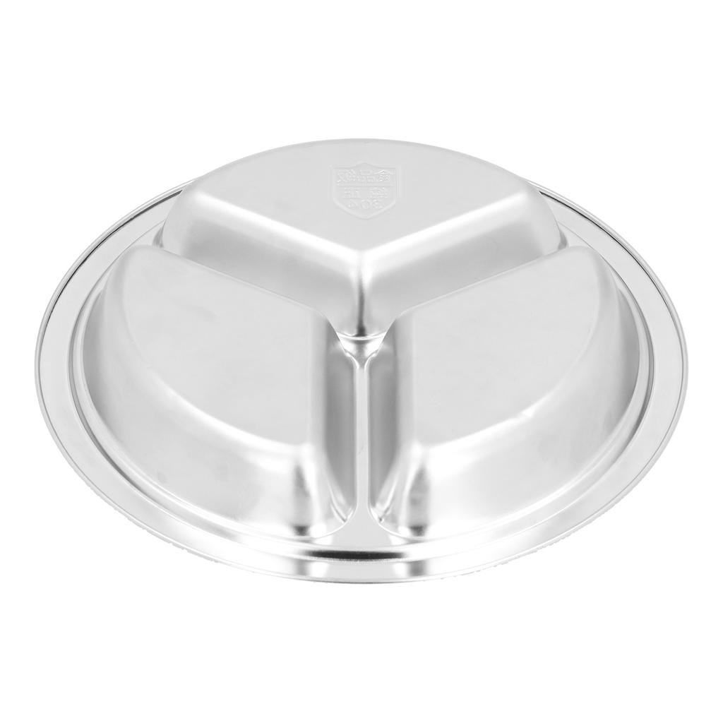 Edelstahl Geschirr Speiseteller Wiederverwendbar Kinder Reis Teller Kantine Snack Teller für Heimküche