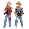 Animated Motion Sound Activated Musical Multi Lingual Banjo Skeletons Duo Halloween Fall Indoor Glowing Skeleton Skeleton Decor