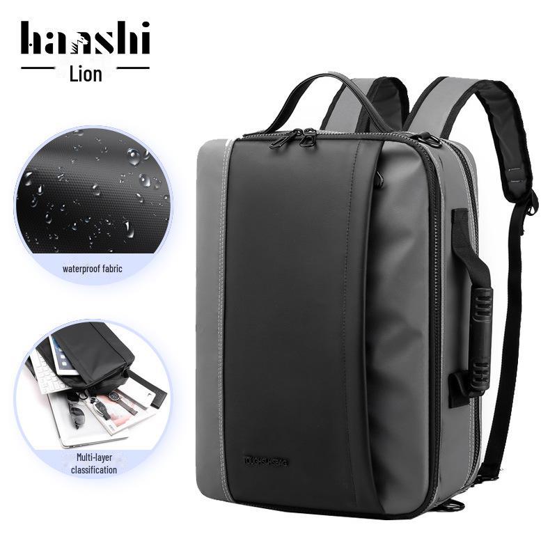 

High-End Waterproof Backpack for Men and Women: Trendy, Multifunctional, Perfect for Commuting, Traveling, and School. 17-inch