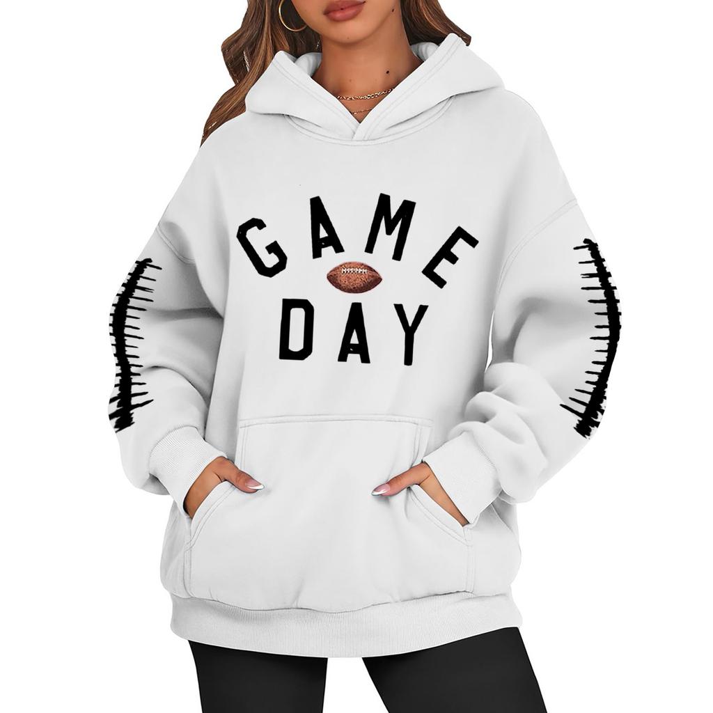 Womens Hoodies Oversized Sweatshirts Long Sleeve Casual Pullover Hooded Sweatshirt Tops