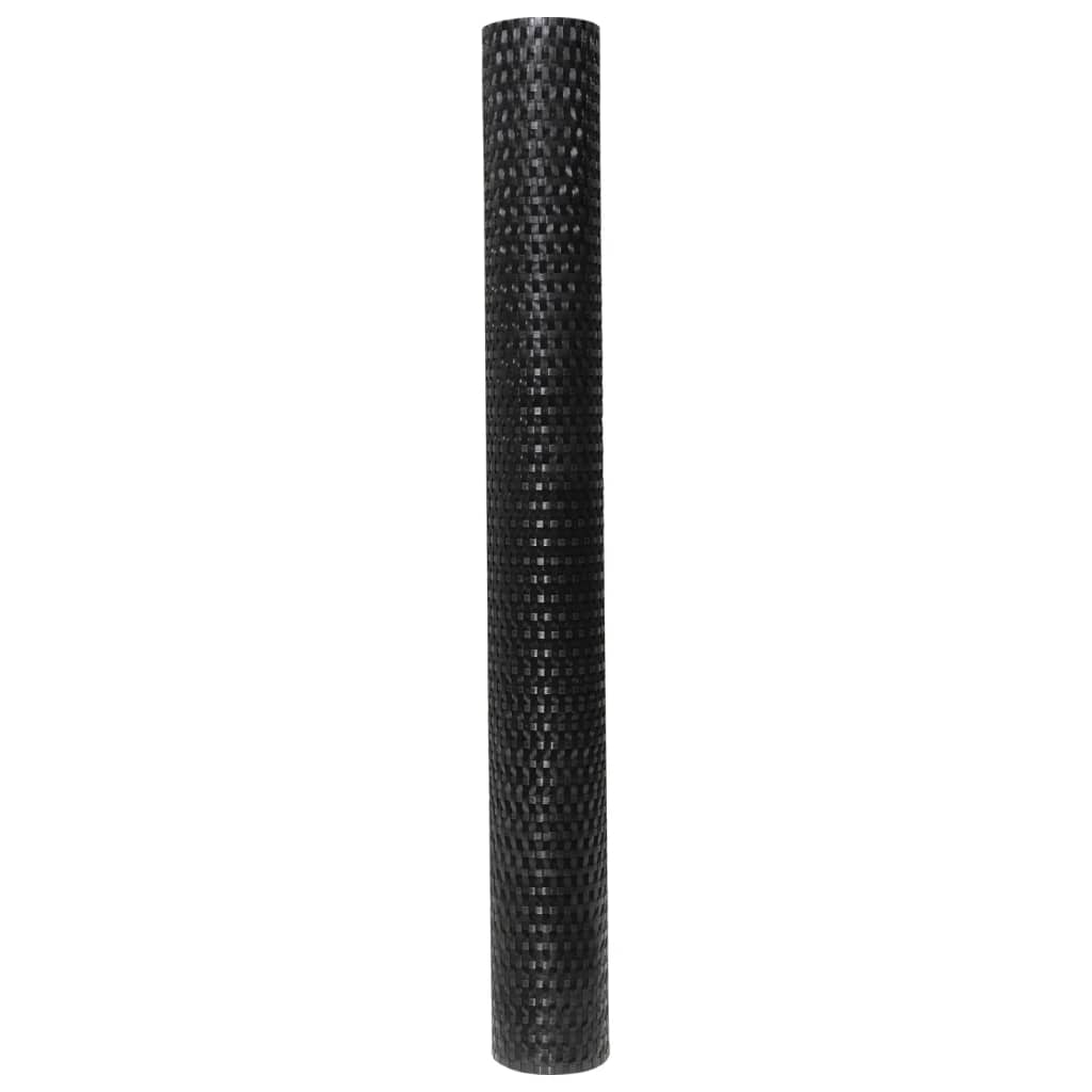 Balcony Screen, Black, 400X90 Cm, Poly Rattan