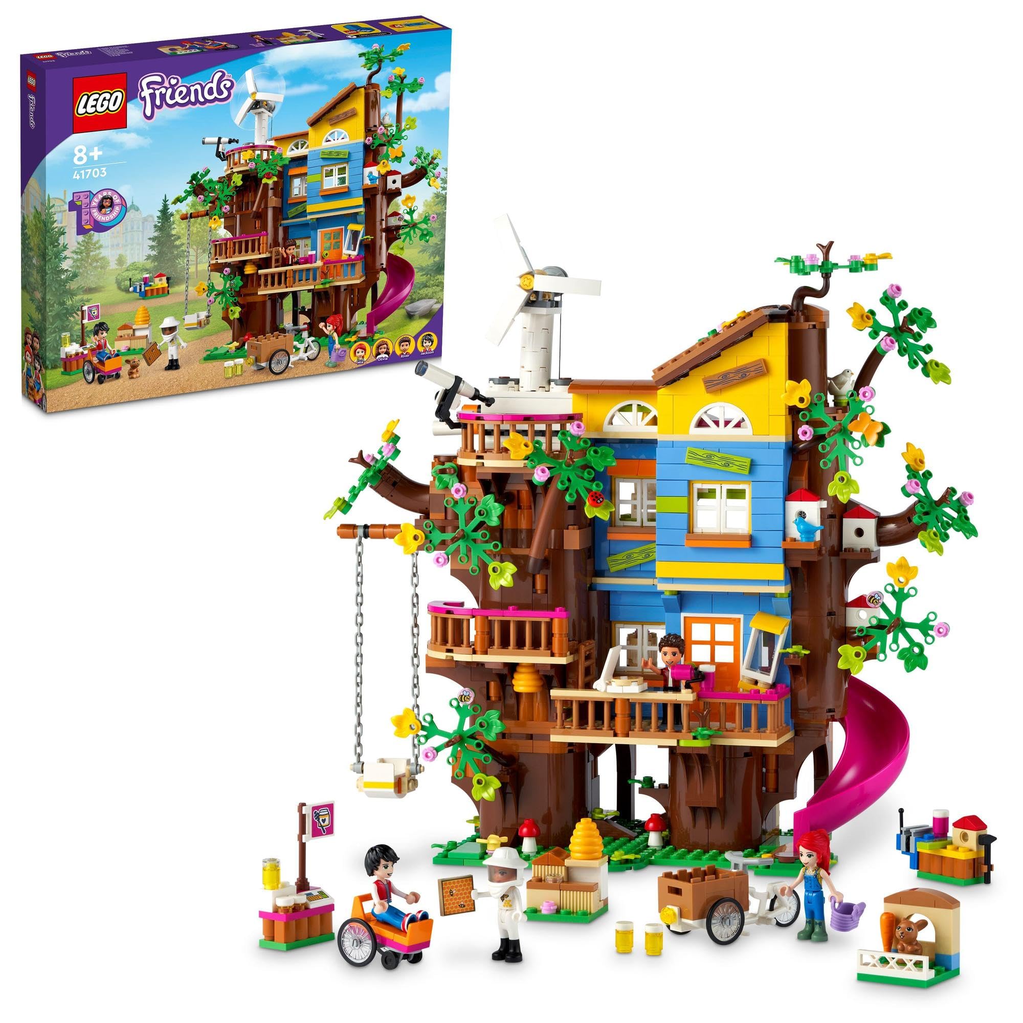 

LEGO Friends Friendship Treehouse, Christmas Gift, 41703, Toy, Building Blocks, House, Doll, Girls, Ages 8 and Up