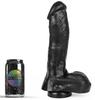 Luk Dark Crystal Dildo 22 X 6.8cm - Dark Crystal - Black Dildos