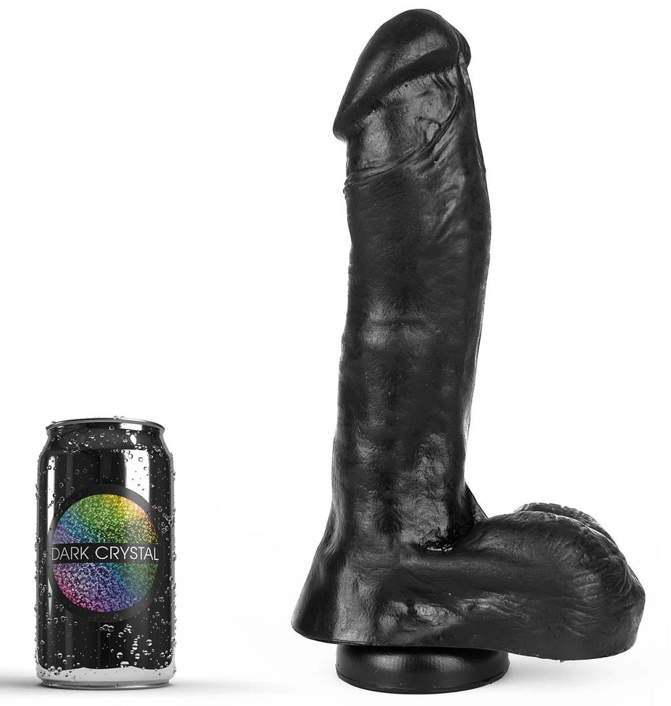 Luk Dark Crystal Dildo 22 X 6.8cm - Dark Crystal - Black Dildos