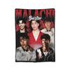 Zombies 4 Vintage Malachi Barton  Blanket Flannel  Lightweight Throw Blanket for Bedding Couch Bed Rug