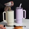 HOLOHOLO 316L Stainless Steel Insulated Travel Mug with Straw