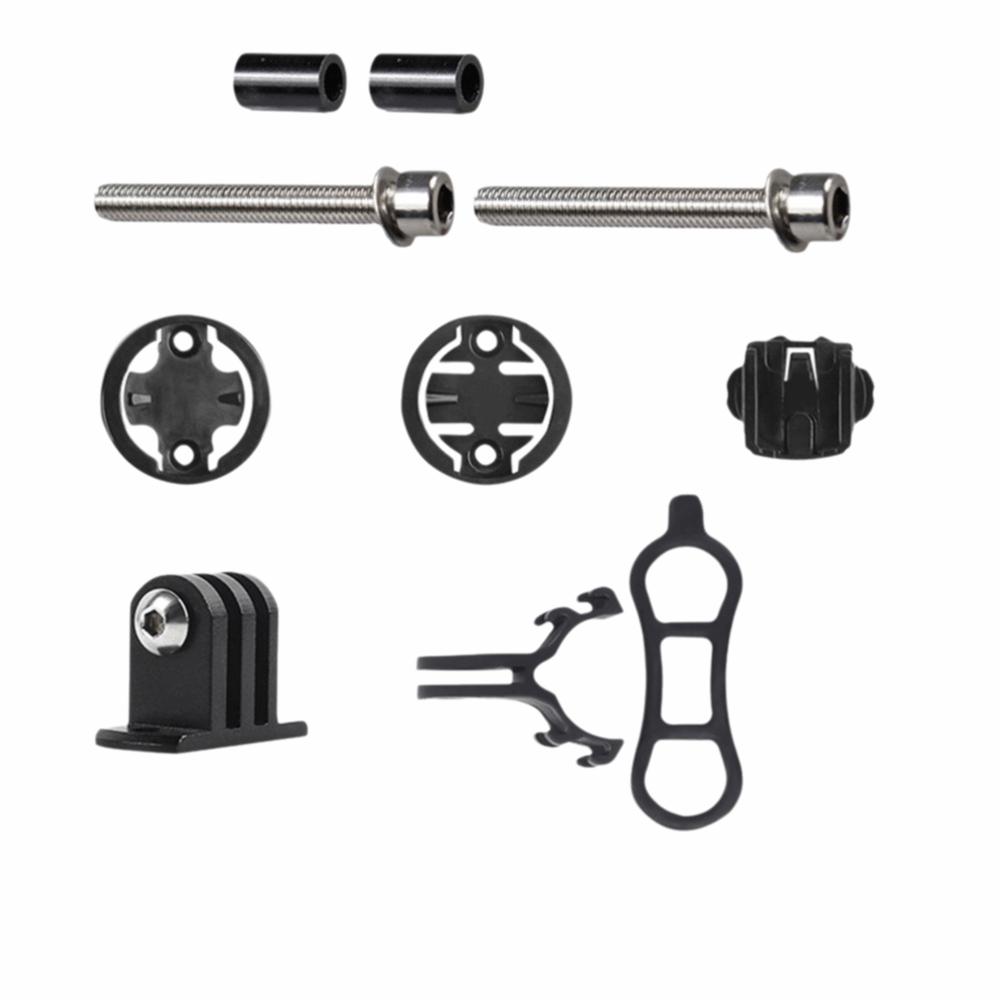 Aluminium Alloy Bike Computer Mount Holder for Garmin/ Bryton/Cateye Long‑distance Cycling