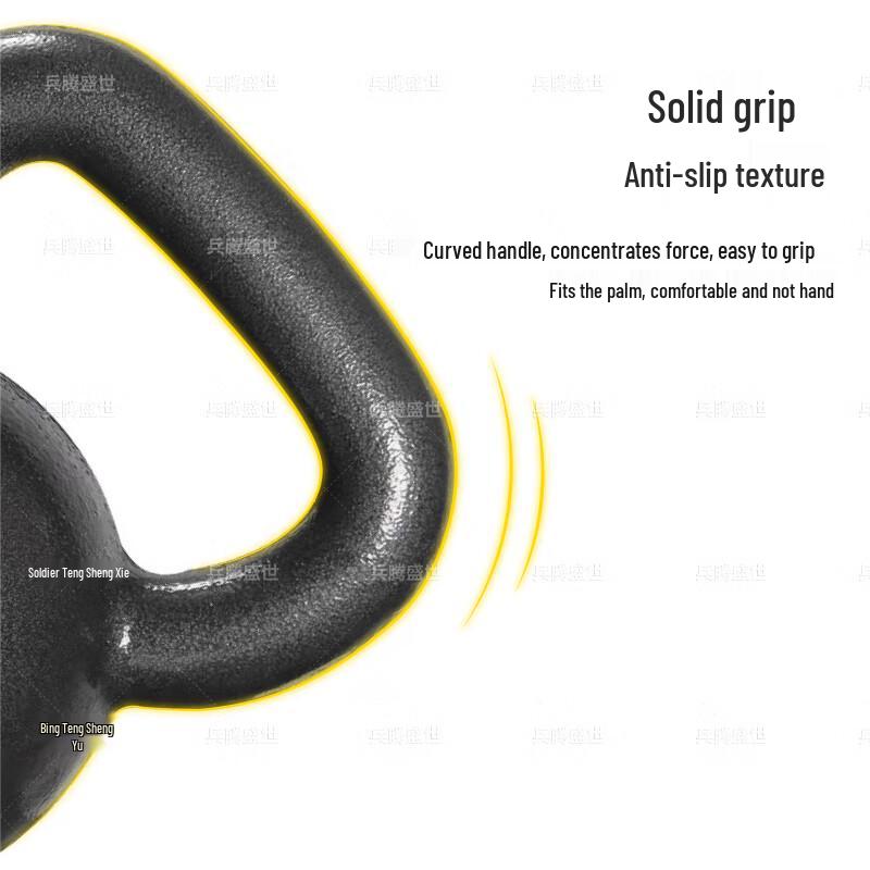 15kg Cast Iron Painted Kettlebell