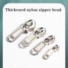 100Pcs Zippers Repair Set Alloy Zippers Slider Replacement Easy Installation Zippers Pull For Garments Bedding Suitcases