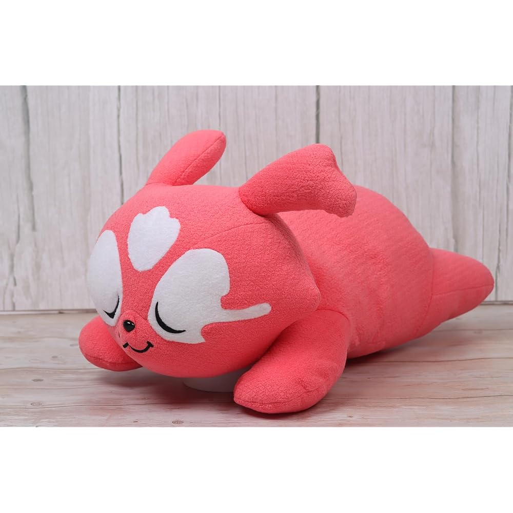 Yoshitoku Ohirune Javitt Plush Toy Pink Giants Official Licensed Product with Gift Bag and Ribbon