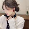 New Limited Earrings, Wine Stains, Cherry Red Pearl Stud Earrings, Women'S Light Luxury High-End Sense, Unique, Beautiful And Beautiful Earrings