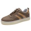 Khaki Flat Shoes Comfortable in All Seasons Breathable Versatile Men's Casual Shoes High-end Luxury Sneakers Man 2026