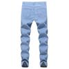 Mens Skinny Ripped Jeans Slim Scarification Denim Pencil Pants Street Hip-hop Denim Trousers Fashion Cowboy Clothing Men