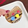 Brown Violin Shape Hair Claw Color Palette French Shark Clip Elegant Acetic Acid Hair Claw  Girls