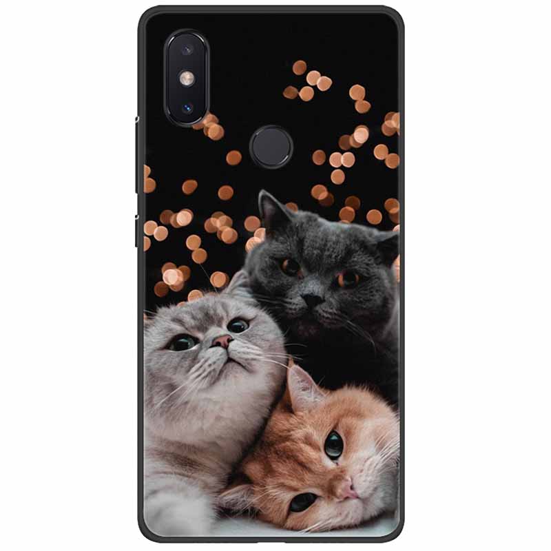 Case For Xiaomi Mi Max 3 Cover Mix3 Mix2s Sofft Silicone TPU Cat Lion Back Cases For Xiaomi Mi Mix 2s Cases 2 Max3 Max2 Fundas