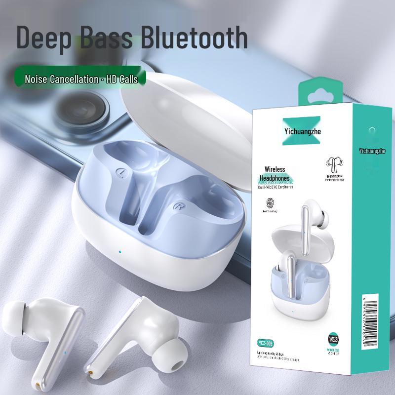 Long-Lasting Wireless Bluetooth Earbuds with High-Fidelity Sound for Sports and Music