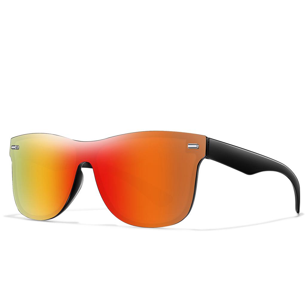 Unisex Fashion Windproof Square Sunglasses UV400 over Size Classic Shades for Outdoor Bicycle Goggles Driving Hiking Camping