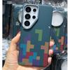 Fashion Patterns Carbon Fiber Texture N52 Magnet Phone Case for Samsung S26 Ultra S25 Ultra S24 Ultra S23U /Shockproof /Thin Anti-fingerprint