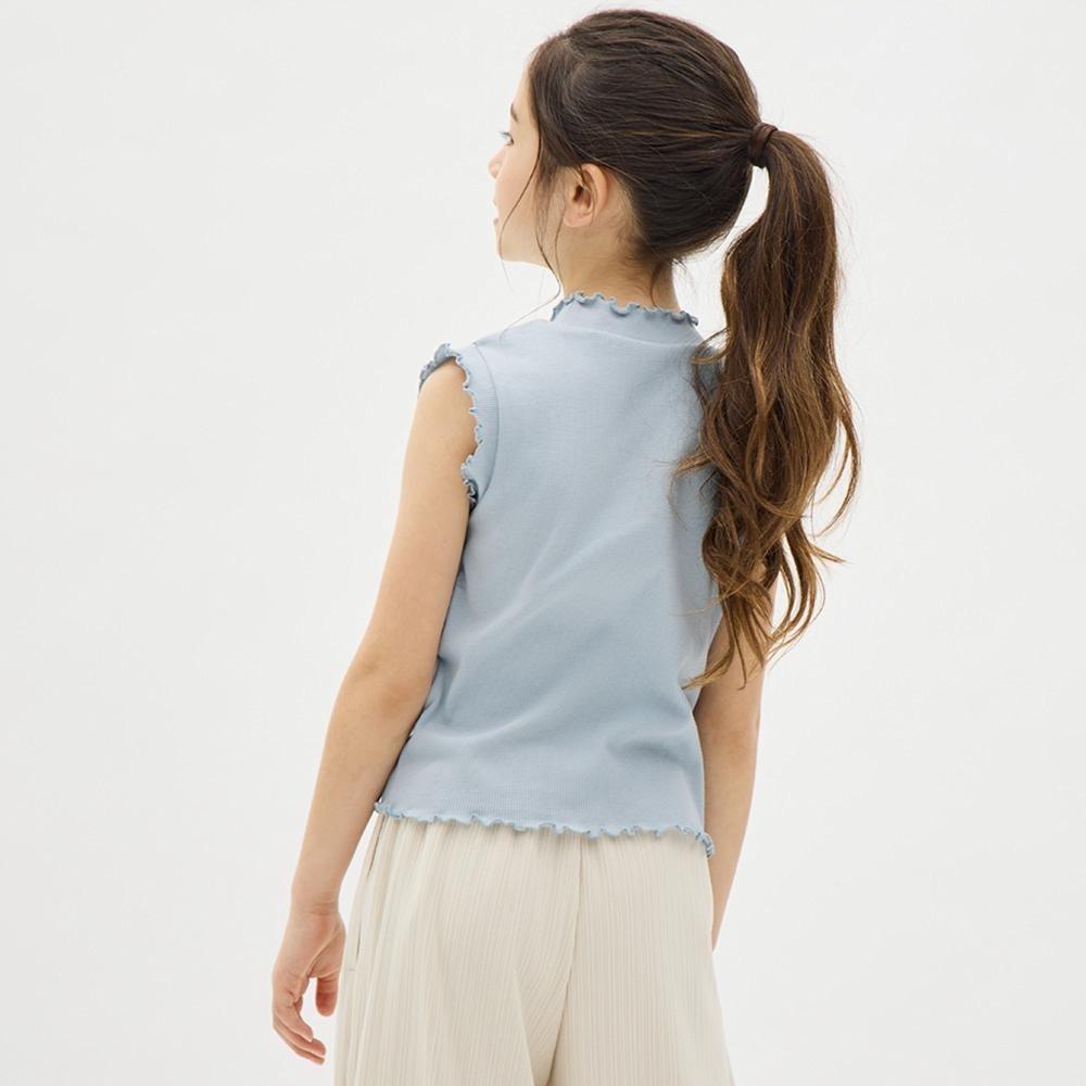 Gu By Uniqlo Girls HearT CuT OuT Rib T  Sleeveless 