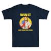 Disc Golf Wwjt Was würde Jesus werfen Lustiges Frisbee Golf Vintage Unisex T-Shirt