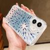 Diamond Frame Clear Phone Case For iPhone 16E 16 Pro Max 15 Pro 14 13 12 11 Whale Turtle Pattern Soft Silicone Shockproof Cover