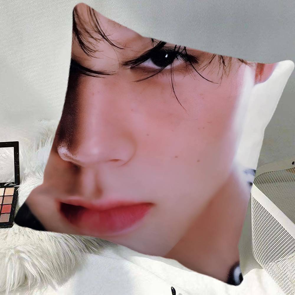 Jihoon Park Pillow Case Square Pillow Bedroom Sofa Leisure Comfort Cushion Car Home Decoration