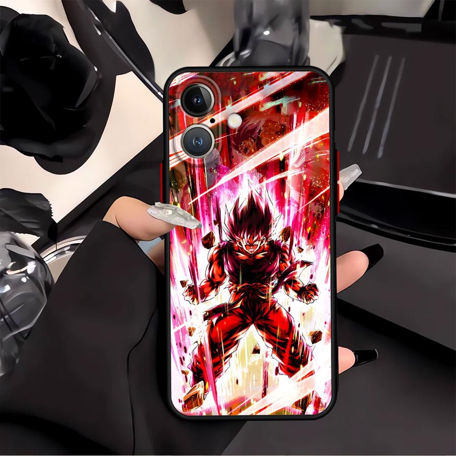 Hülle für iPhone 17 Air 14 XS 15 Plus 13 Mini 17 16 Pro Max 11 16e 12 Rückseite Handyhülle Dragon Ball Goku Talent