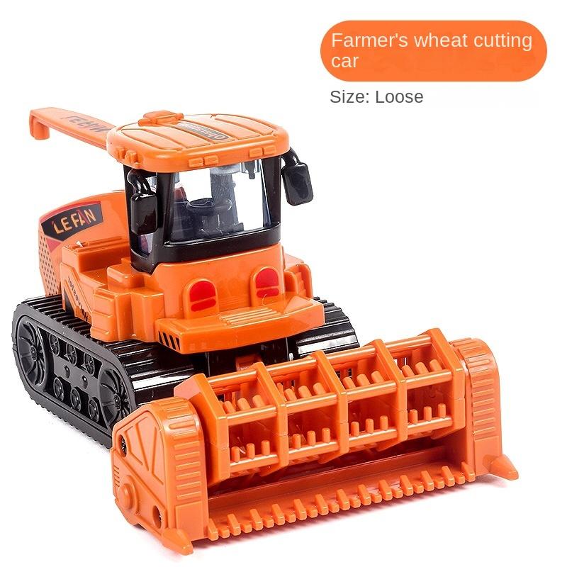 Tractor Car Transport Harvester Model Car Engineering Car Toy