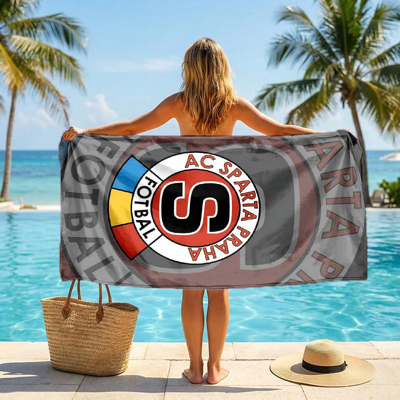 Ac Sparta Praha Fashion Beach Towel: Ideal for Summer Adventures Soft, absorbent and quick drying suitable for swimming and bathing